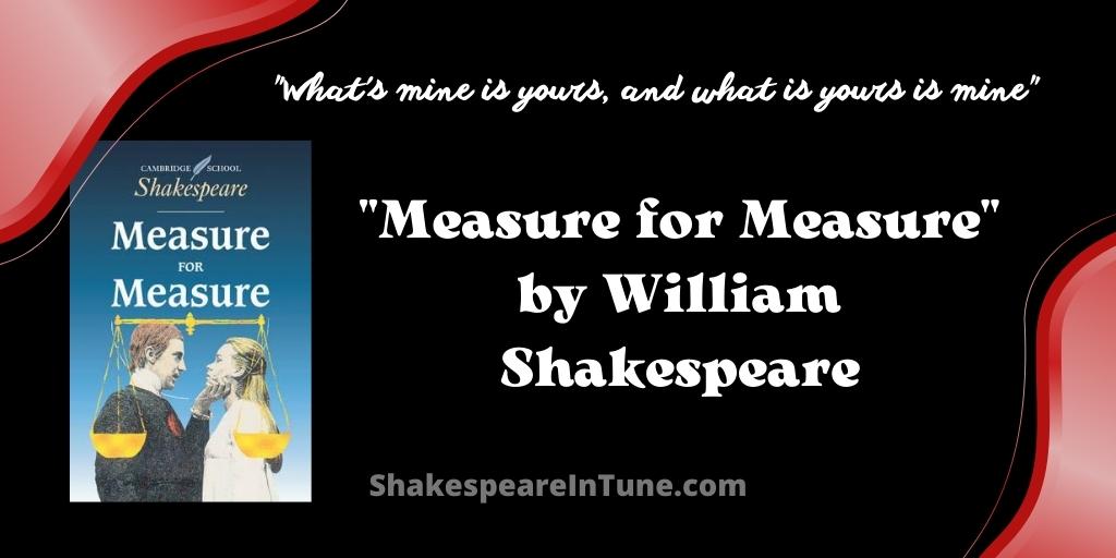 Measure for Measure by William Shakespeare - List of Scenes