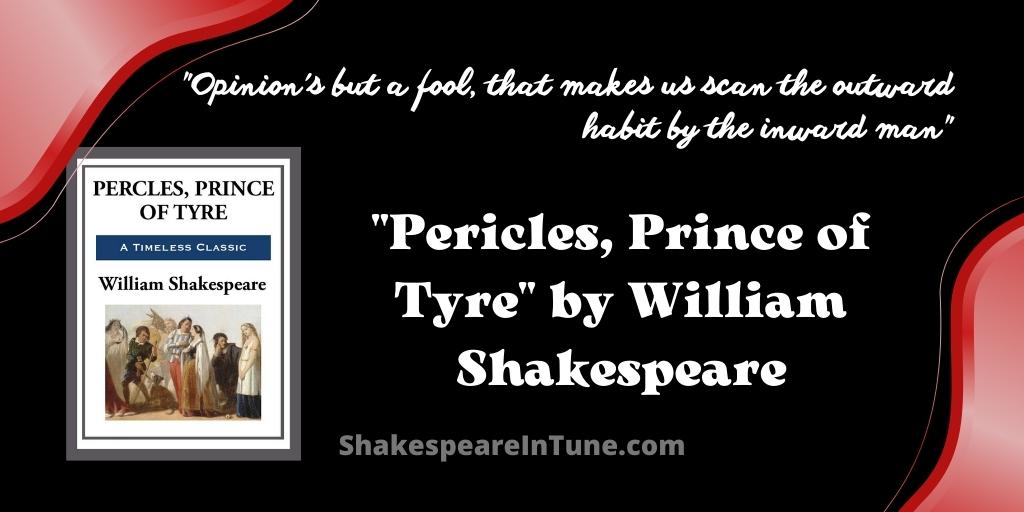 Pericles, Prince of Tyre by William Shakespeare - List of Scenes