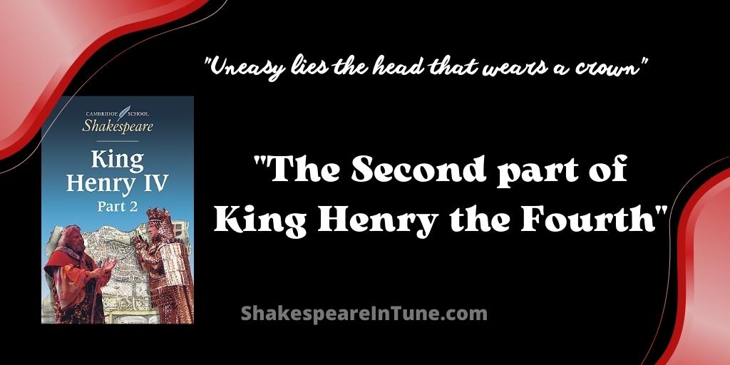 King Henry the Fourth, part 2 by William Shakespeare - List of Scenes