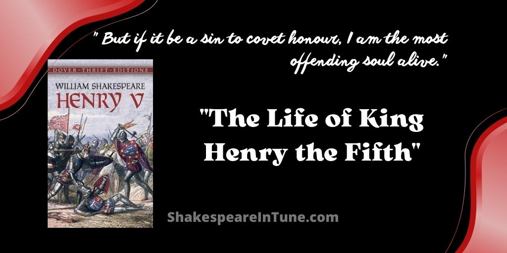 King Henry the Fifth by William Shakespeare - List of Scenes