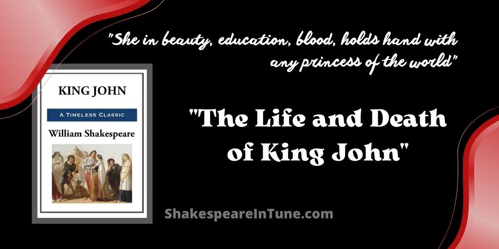 King John by William Shakespeare - List of Scenes